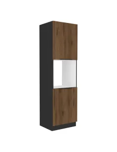 Dulap înalt MENZO 60 DP-210 2F, bucătărie, 60x57x210 cm, PAL melaminat | MobilaOK