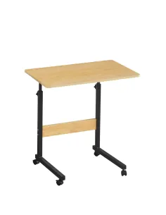 Masă PC reglabilă JUSTUS, birou, 60x40x64-86 cm, MDF înfoliat/metal | MobilaOK