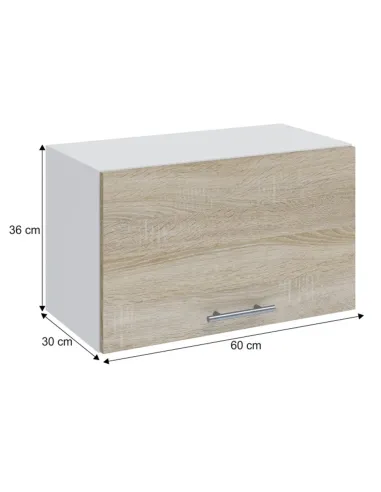 Dulap Superior, FABIANA W-60OK, bucătărie, 60x36x30 cm, PAL melaminat | MobilaOK