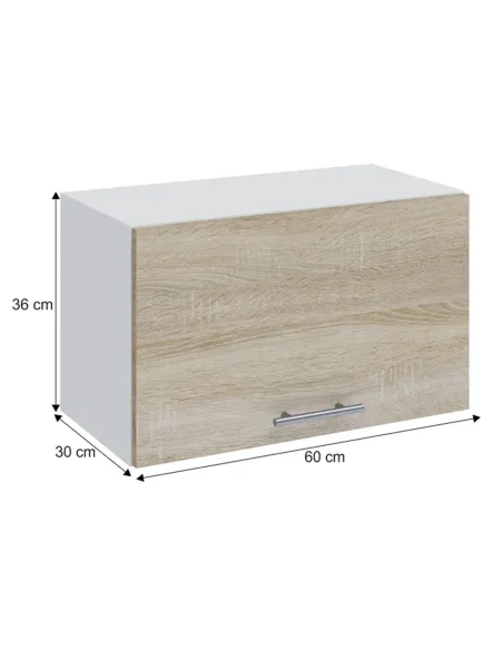 Dulap Superior, FABIANA W-60OK, bucătărie, 60x36x30 cm, PAL melaminat | MobilaOK