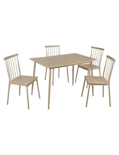 Set Sufragerie SENDO, living, 110x70x75.5 cm, fag natural si MDF | MobilaOK