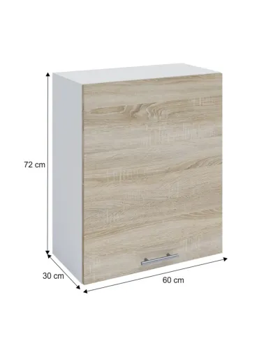 Dulap, FABIANA W, bucatarie/hol, 60x72x30 cm, PAL melaminat | MobilaOK