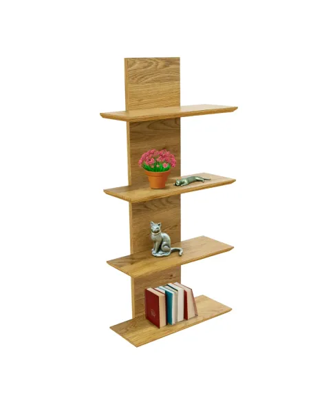 Poliță suspendată ROBUS living, dormitor, bucătărie 40x16.5x92 cm PAL melaminat stejar | MobilaOK