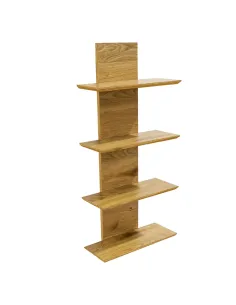 Poliță suspendată ROBUS living, dormitor, bucătărie 40x16.5x92 cm PAL melaminat stejar | MobilaOK 2