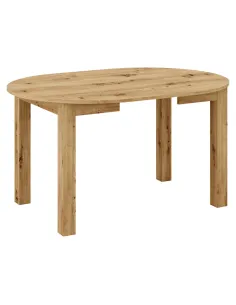 Masă de sufragerie extensibilă HARRY, dining, 103-142x102x76 cm, PAL laminat stejar artisan | MobilaOK 2