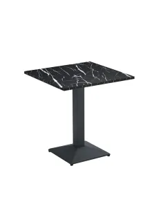 Masă Bistro RINALDO, living, 70x70 cm, PAL melaminat și metal | MobilaOK