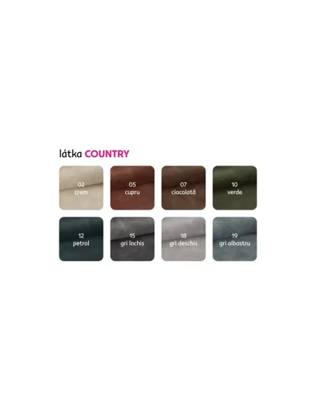 Set Canapea MALAGA BIG Living 334x210x97 cm Țesătură Country 3 | MobilaOK