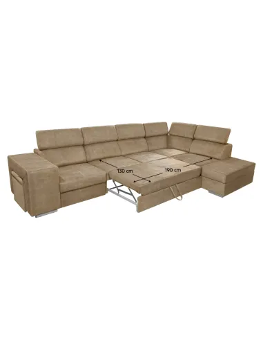 Set Canapea MALAGA BIG Living 334x210x97 cm Țesătură Country 3 | MobilaOK