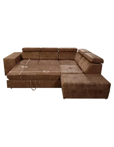 Set Canapea MALAGA Living 264x210x97 cm Țesătură Country 8 | MobilaOK