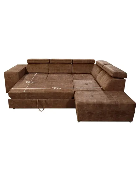 Set Canapea MALAGA Living 264x210x97 cm Țesătură Country 8 | MobilaOK