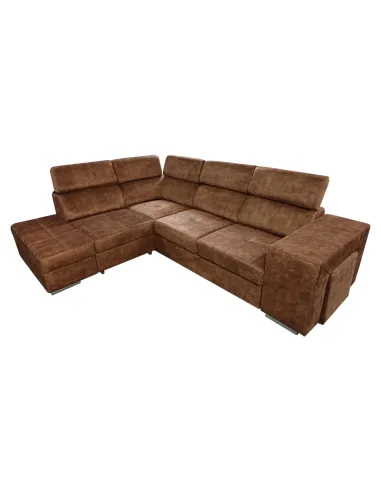 Set Canapea Extensibil, MALAGA, living, 264x210x79/97 cm, Ţesătură Country 8 | MobilaOK