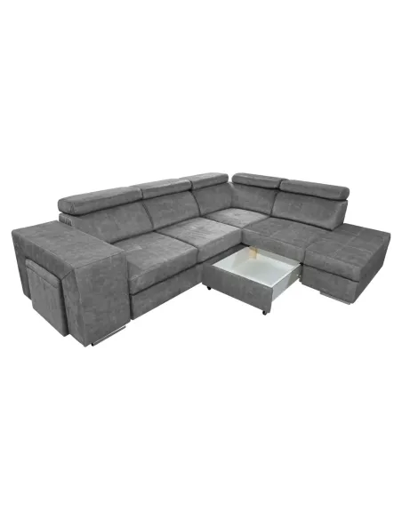 Set Canapea MALAGA Living 264x210x79/97 cm Țesătură Country 17 | MobilaOK