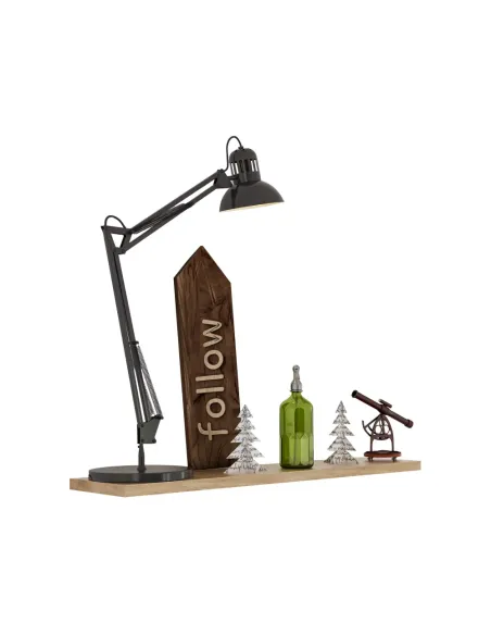 Poliță FEDOR living, dormitor, baie, birou 80x20x2.2 cm PAL stejar artisan | MobilaOK