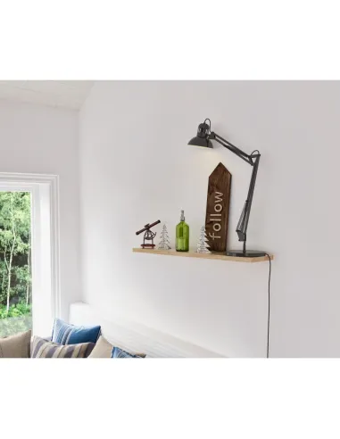 Poliță FEDOR living, dormitor, baie, birou 80x20x2.2 cm PAL stejar artisan | MobilaOK