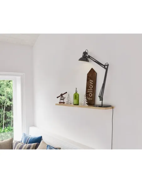 Poliță FEDOR living, dormitor, baie, birou 80x20x2.2 cm PAL stejar artisan | MobilaOK