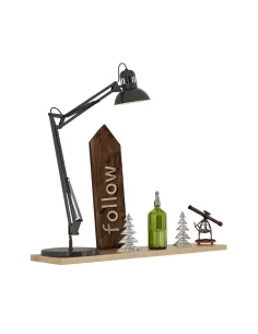 Poliță FEDOR pentru living, dormitor, 80x20x2.2 cm, PAL laminat stejar sonoma | MobilaOK