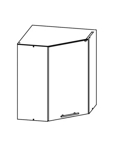 Dulap de colț FABIANA W60N bucătărie 60x72x60 cm PAL melaminat | MobilaOK