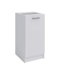Dulap inferior FABIANA S40 pentru bucătărie, 40x82x46 cm, PAL melaminat alb | MobilaOK