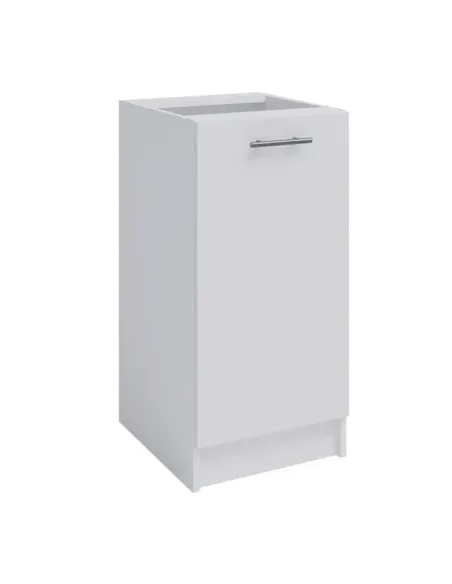 Dulap inferior FABIANA S40 pentru bucătărie, 40x82x46 cm, PAL melaminat alb | MobilaOK