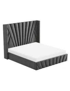 Pat, PENELOPE, dormitor, 180x200, tesatura Velvet, MDF, placaj, metal | MobilaOK 2
