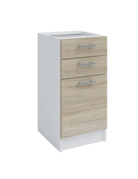 Dulap inferior, FABIANA S40SZ2, bucătărie, 40x82x46 cm, PAL melaminat | MobilaOK