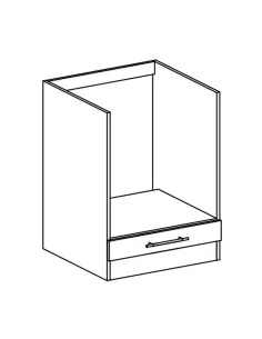 Dulap inferior FABIANA S60KU, bucătărie, 60x82x52.6 cm, PAL melaminat | MobilaOK 2