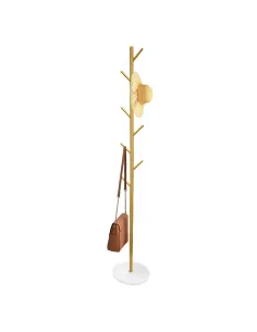 Cuier TUKAN, hol/dormitor/baie, 30x30x173 cm, Metal/Piatră | MobilaOK 2