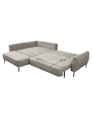 Set Canapea, MURIEL ROH, living, 273x204x86 cm, Tapițerie Coral/Gerra | MobilaOK
