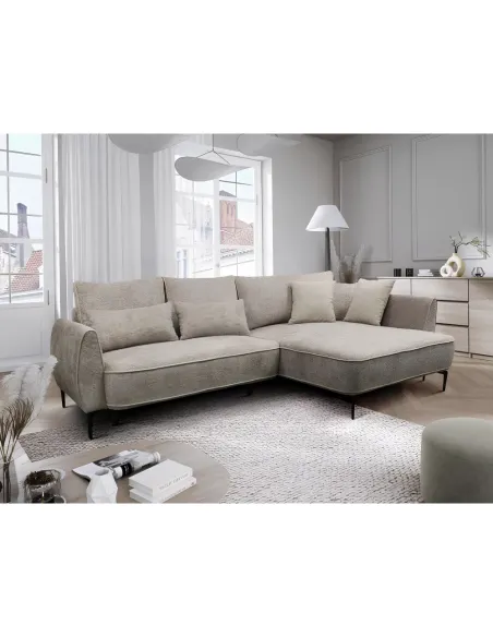 Set Canapea, MURIEL ROH, living, 273x204x86 cm, Textil, KONDELA | MobilaOK