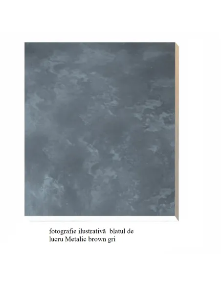 Dulap inferior FABIANA S, bucatarie, 60x82x52.6 cm, PAL melaminat stejar sonoma/alb | MobilaOK