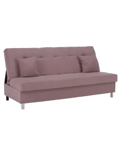 Canapea extensibilă ALADA, roz, living, 194x89x94 cm, Țesătură Soro 61 | MobilaOK