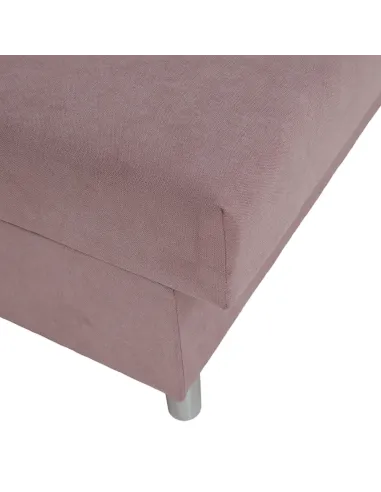Canapea extensibilă ALADA, roz, living, 194x89x94 cm, Țesătură Soro 61 | MobilaOK