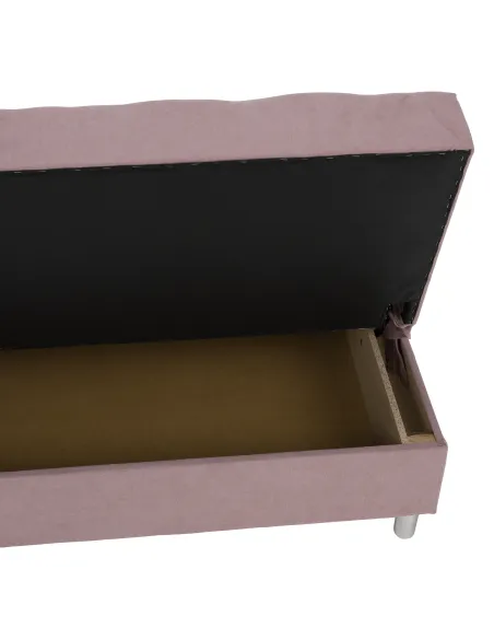 Canapea extensibilă ALADA, roz, living, 194x89x94 cm, Țesătură Soro 61 | MobilaOK