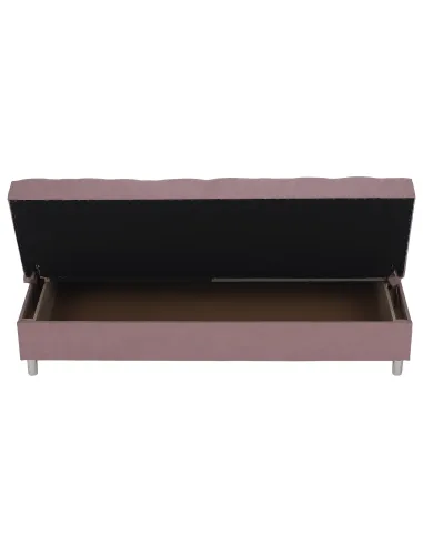 Canapea extensibilă ALADA, roz, living, 194x89x94 cm, Țesătură Soro 61 | MobilaOK