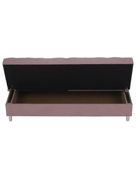 Canapea extensibilă ALADA, roz, living, 194x89x94 cm, Țesătură Soro 61 | MobilaOK