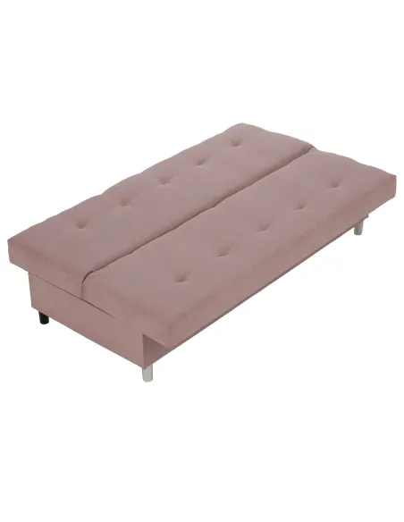 Canapea extensibilă ALADA, roz, living, 194x89x94 cm, Țesătură Soro 61 | MobilaOK