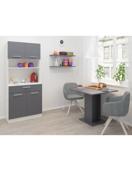 Dulap Bucătărie DOMIS NEW, 80x43.3x185 cm, PAL melaminat | MobilaOK