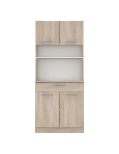 Dulap Bucătărie DOMIS NEW, 80x43.3x185 cm, PAL laminat Stejar Sonoma | MobilaOK