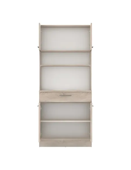 Dulap Bucătărie DOMIS NEW, 80x43.3x185 cm, PAL laminat Stejar Sonoma | MobilaOK
