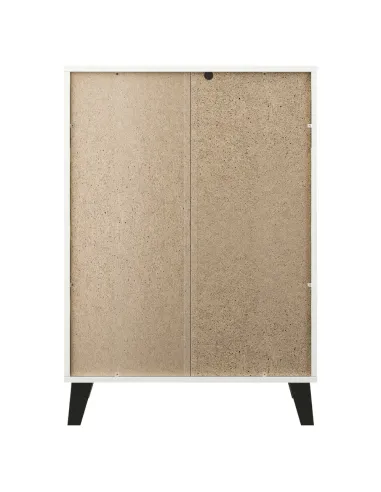 Comodă BOGAN NEW 4S70 dormitor 70x38,8x99,4 cm PAL melaminat albă | MobilaOK