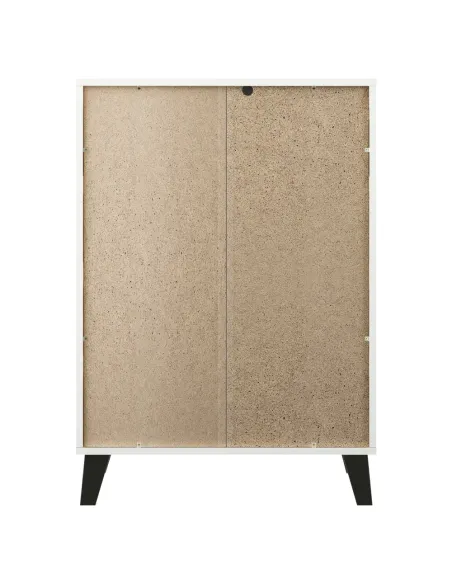 Comodă BOGAN NEW 4S70 dormitor 70x38,8x99,4 cm PAL melaminat albă | MobilaOK
