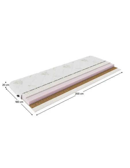 Saltea SILVERHARD NEW, dormitor, 180x200 cm, spumă PUR | MobilaOK