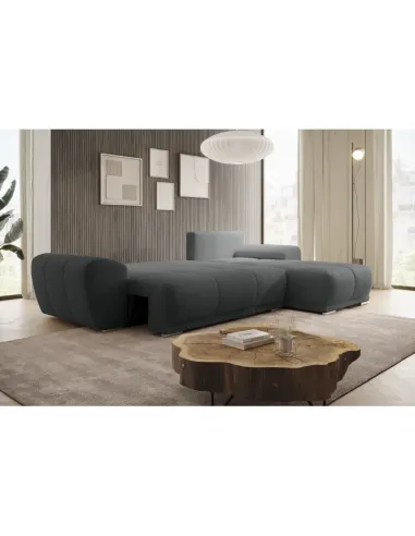 Canapea extensibilă KERIM ROH, living, 292x187x90 cm, textil rezistent | MobilaOK