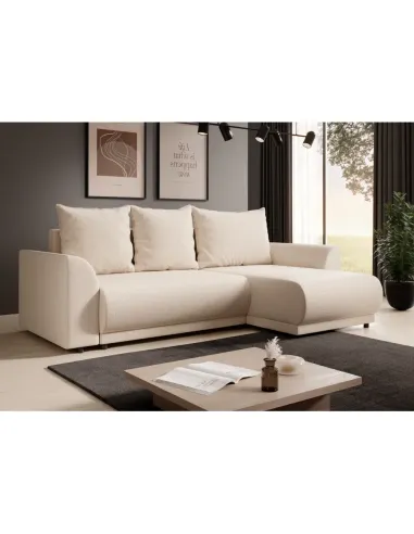 Set Canapea Extensibilă, LIMON ROH, living, 243x165x77/98 cm, Tapițerie Aragon 03 | MobilaOK