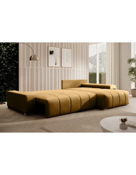 Set Canapea, VEZAN ROH, living, 259x180x74/90 cm, tesatura, KONDELA | MobilaOK