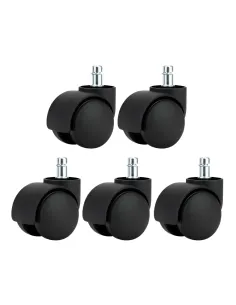 Roată, ROATĂ TYP 1, pentru fotolii/scaune de birou, Ø5 cm, plastic nailon | MobilaOK