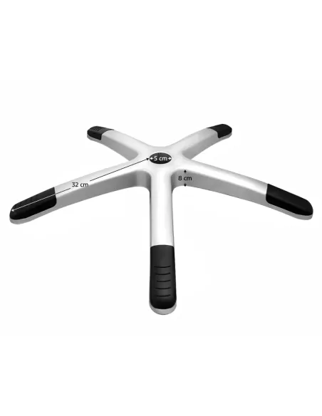 Bază Scaun Birou KONDELA, birou, rază 32 cm, plastic nailon | MobilaOK