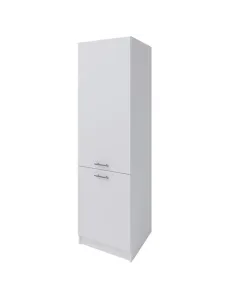 Dulap FABIANA S60/210 pentru bucătărie, 60x210x58.6 cm, PAL melaminat alb | MobilaOK