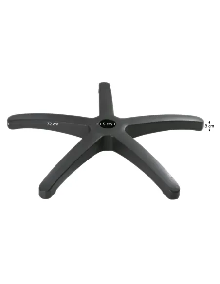 Bază Scaun Birou TYP 5, 32 cm, pentru birou, Plastic Nailon | MobilaOK