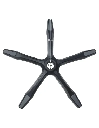 Bază Scaun Birou TYP 7, living/birou, rază 32 cm, plastic nailon | MobilaOKAnalizând datele, structura corectă și optimizată est